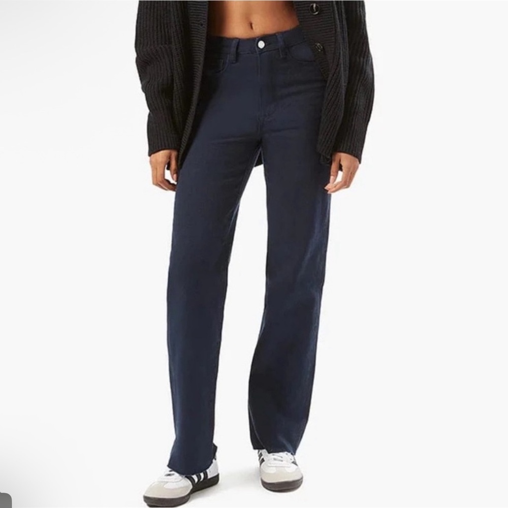 NWT We Wore What High-Rise Raw-Hem Dad Jean 27